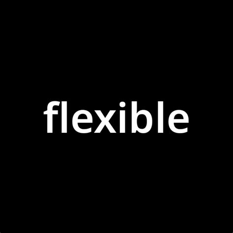 flexible 名詞|フレクシブル 意味 柔軟.